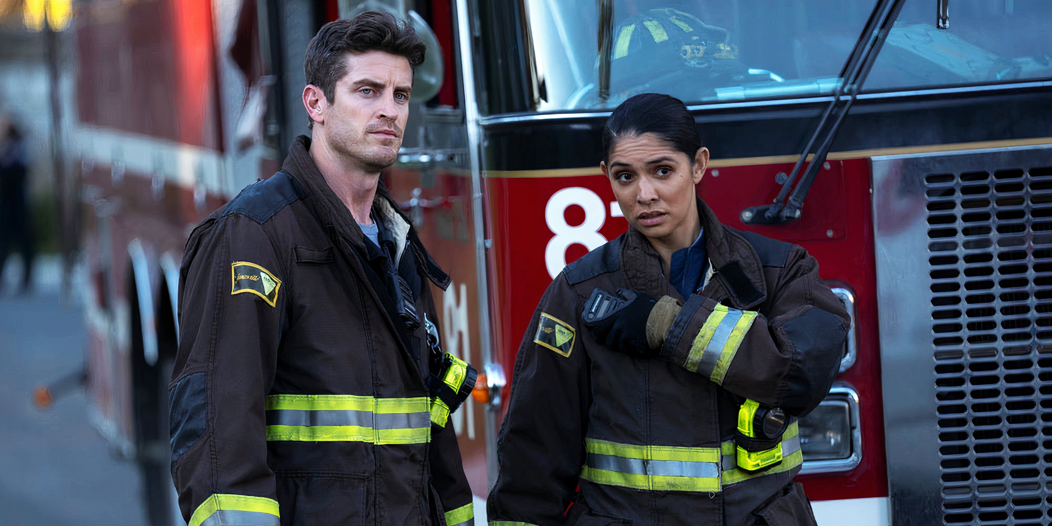 Carver and Kidd in Chicago Fire season 13, episode 8