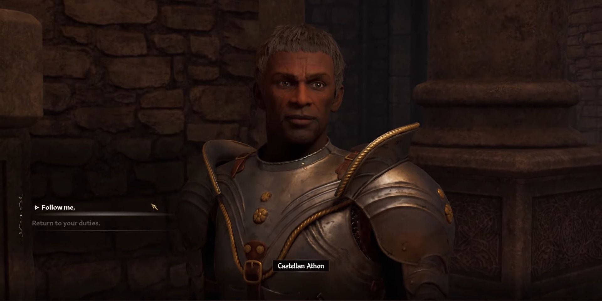 Castellan Athon of Battlehorn Castle in Oblivion Remastered