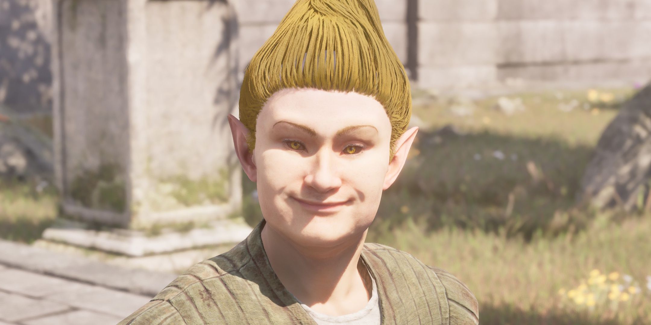Close up of the Adoring Fan in Oblivion Remastered