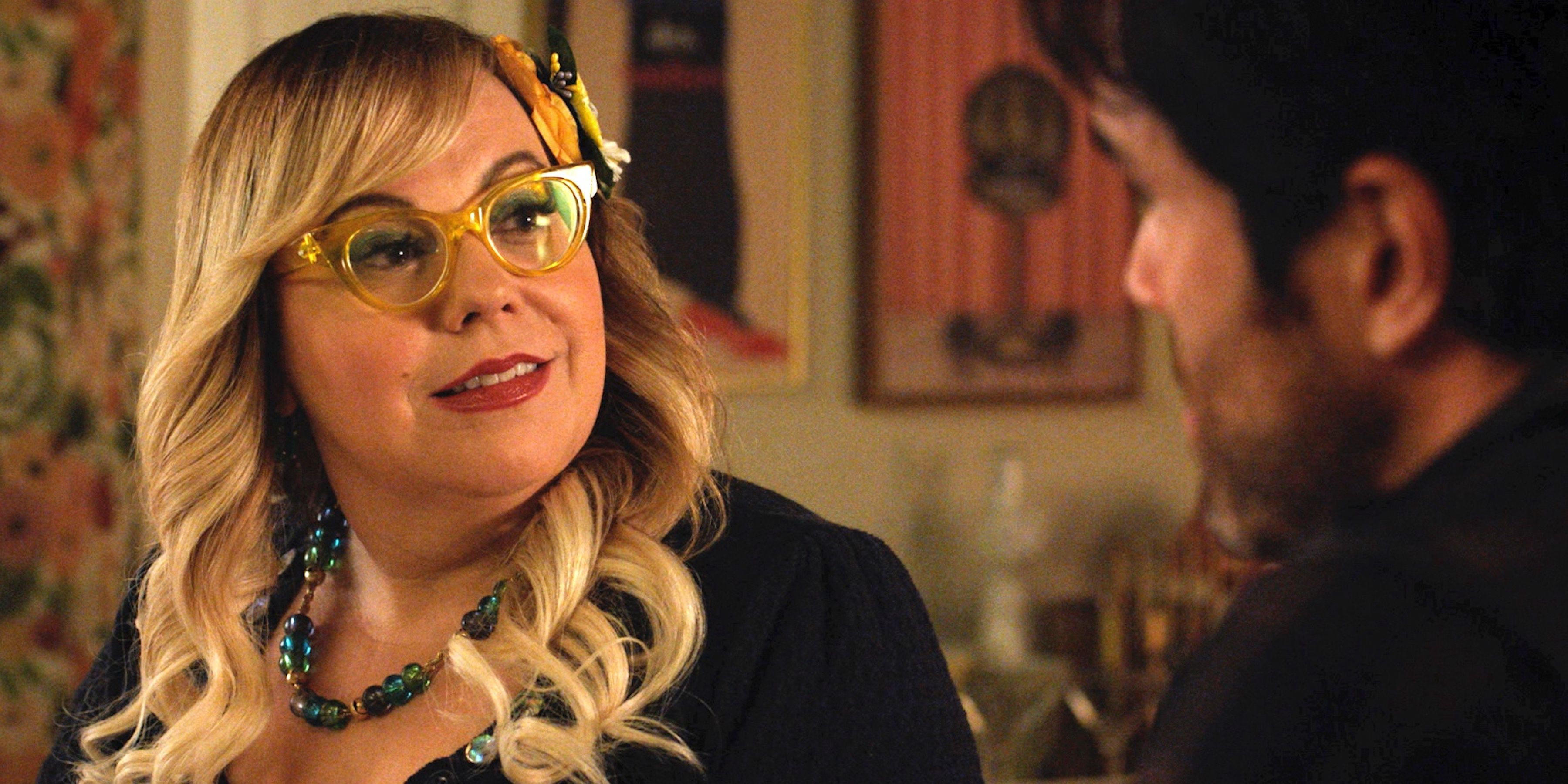 Kirsten Vangsness as Penelope Garcia and Ryan-James Hatanaka as Tyler Green in Criminal Minds: Evolution.