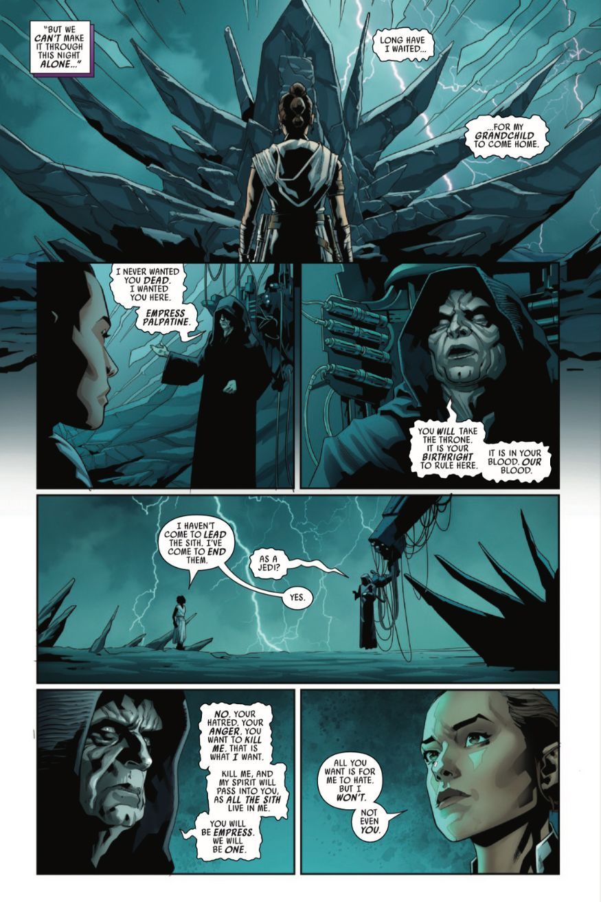 Ökningen av Skywalker #5 - Rey och Palpatine