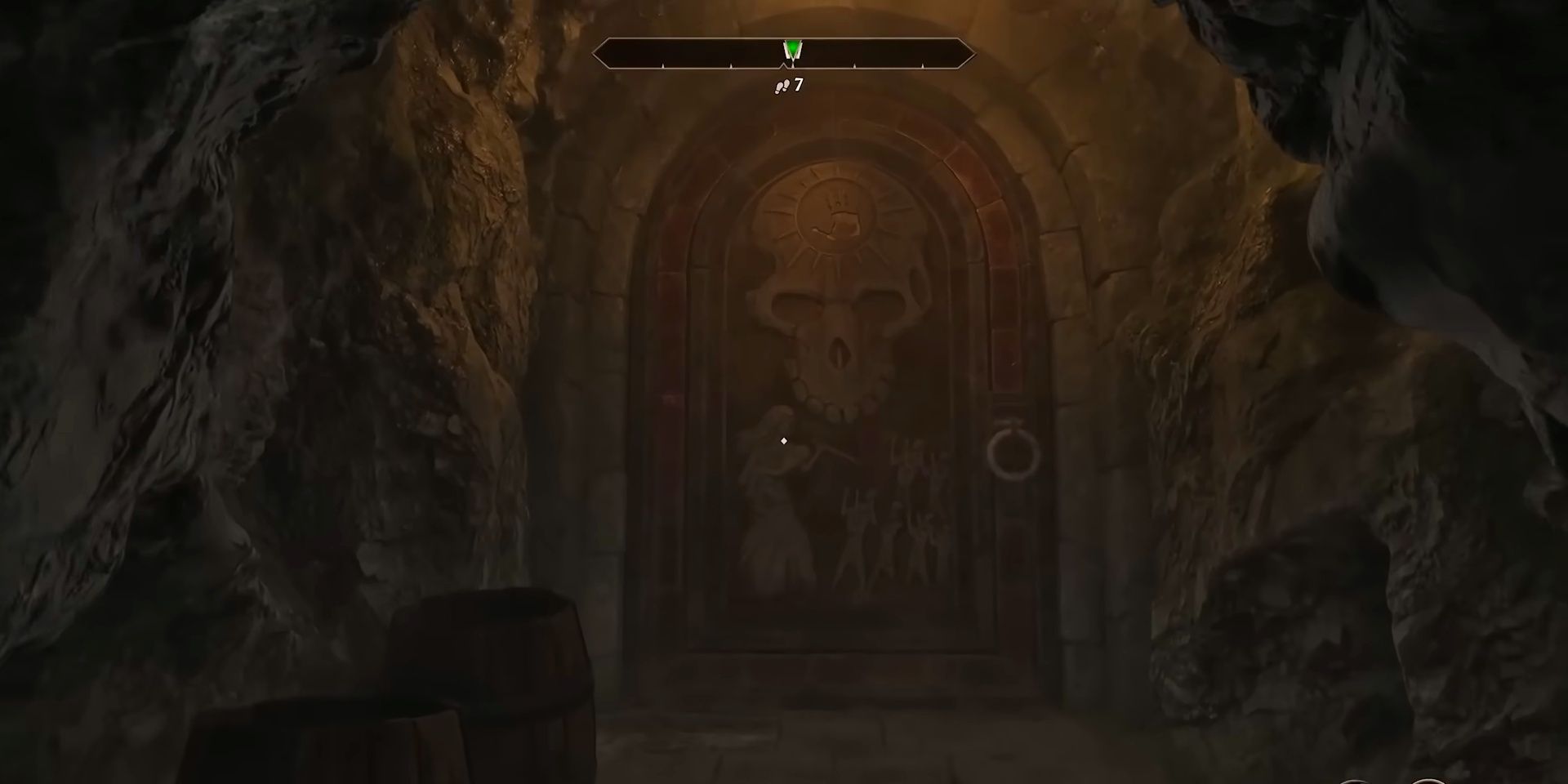 Dark Brotherhood sanctuary door in Oblivion Remastered
