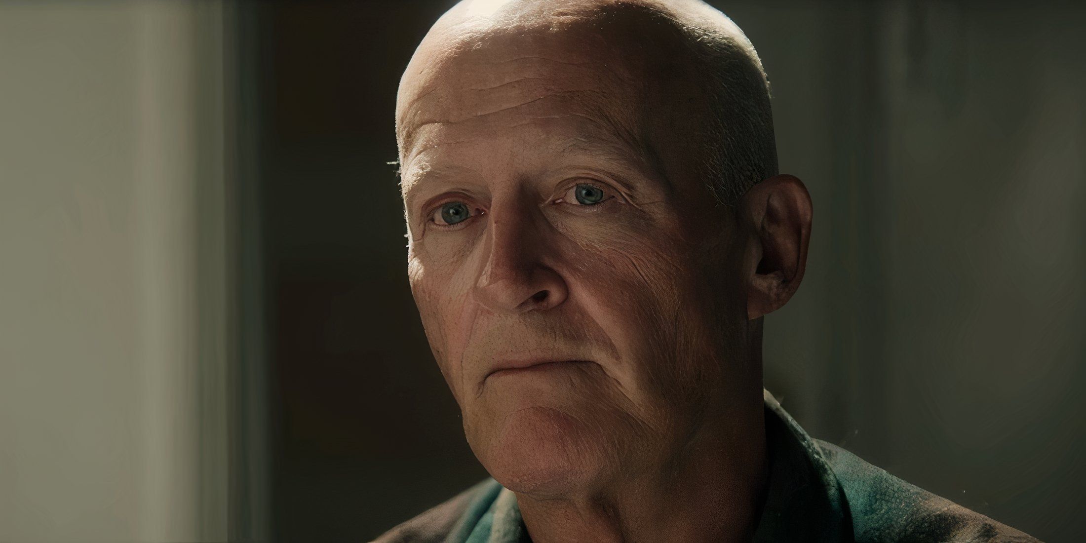 David Sconce looking ahead in The Mortician episode 1