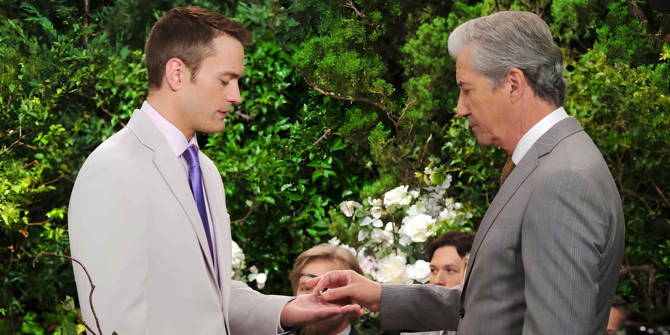 Days of Our Lives Shane gives Andrew a ring at his wedding