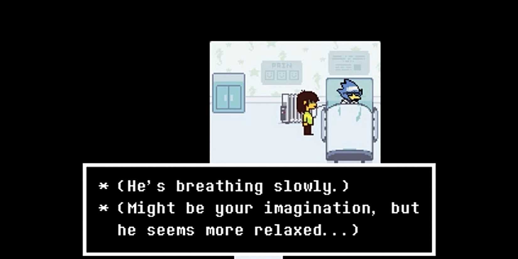 Deltarune Snowgrave Berdly In Hospital Weird Route