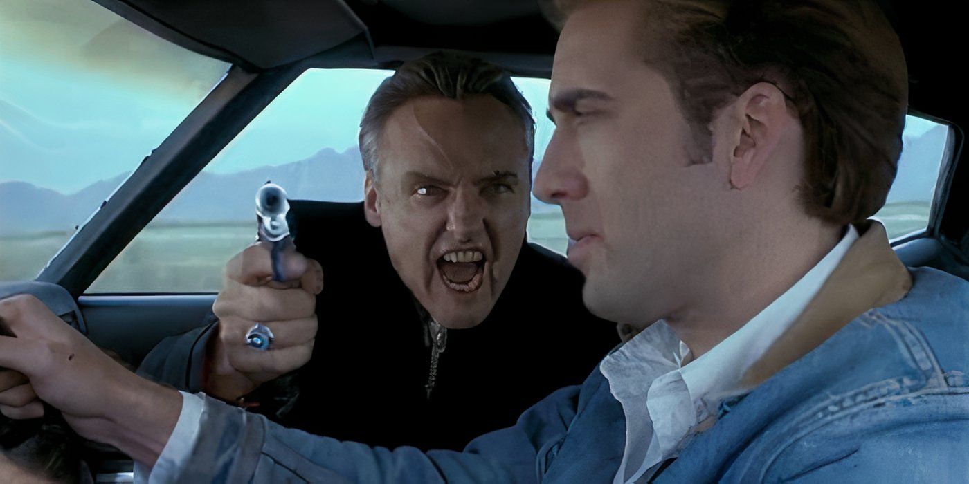 Dennis Hopper and Nicolas Cage in Red Rock West
