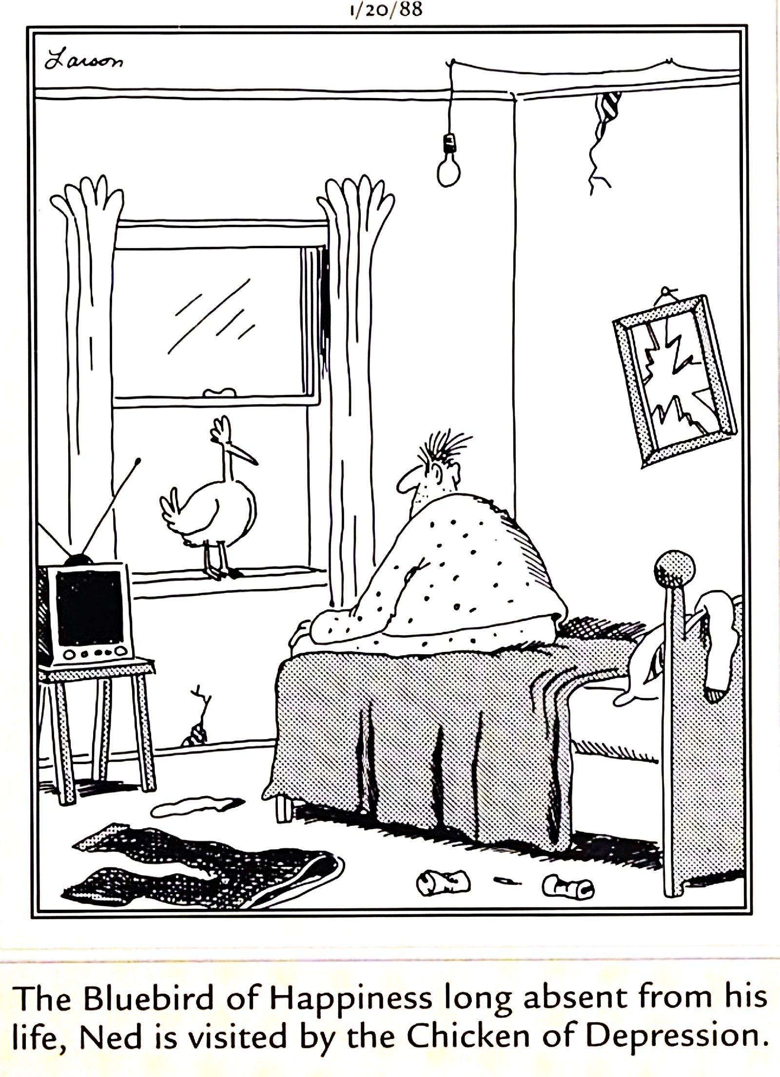 Dépression Poulet Comics du côté éloigné