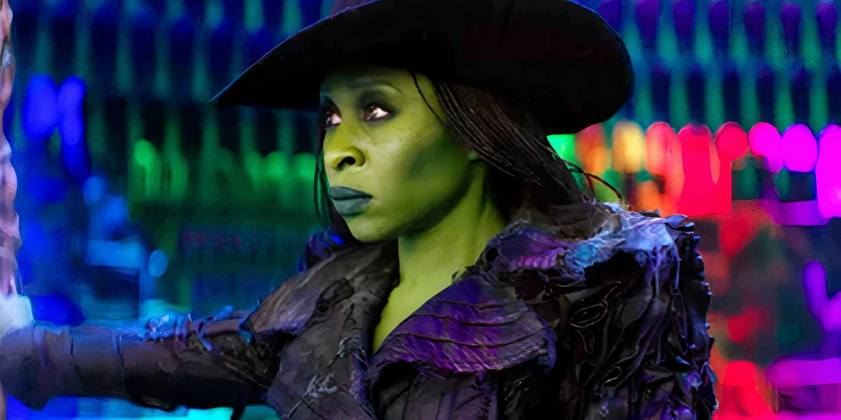 Elphaba grabs her broom in Wicked For Good