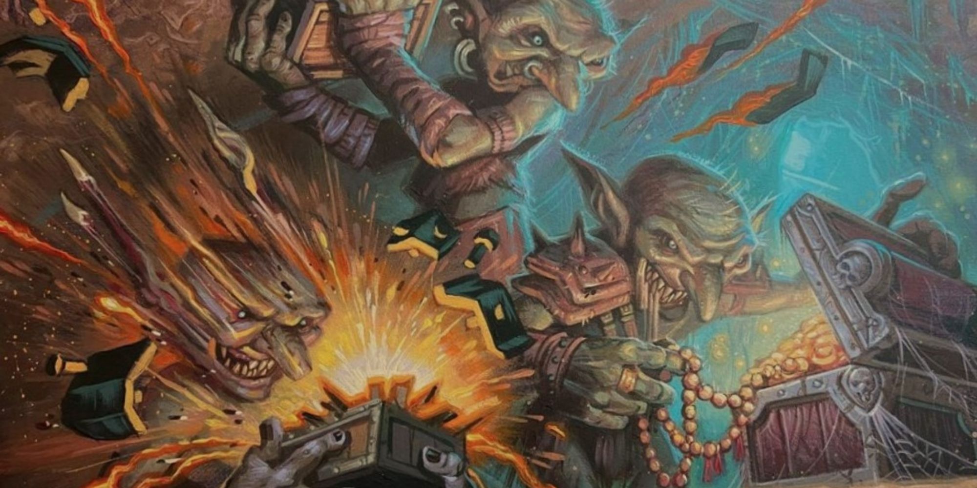 Carta "Explosion of Riches" con arte di Chris Seaman