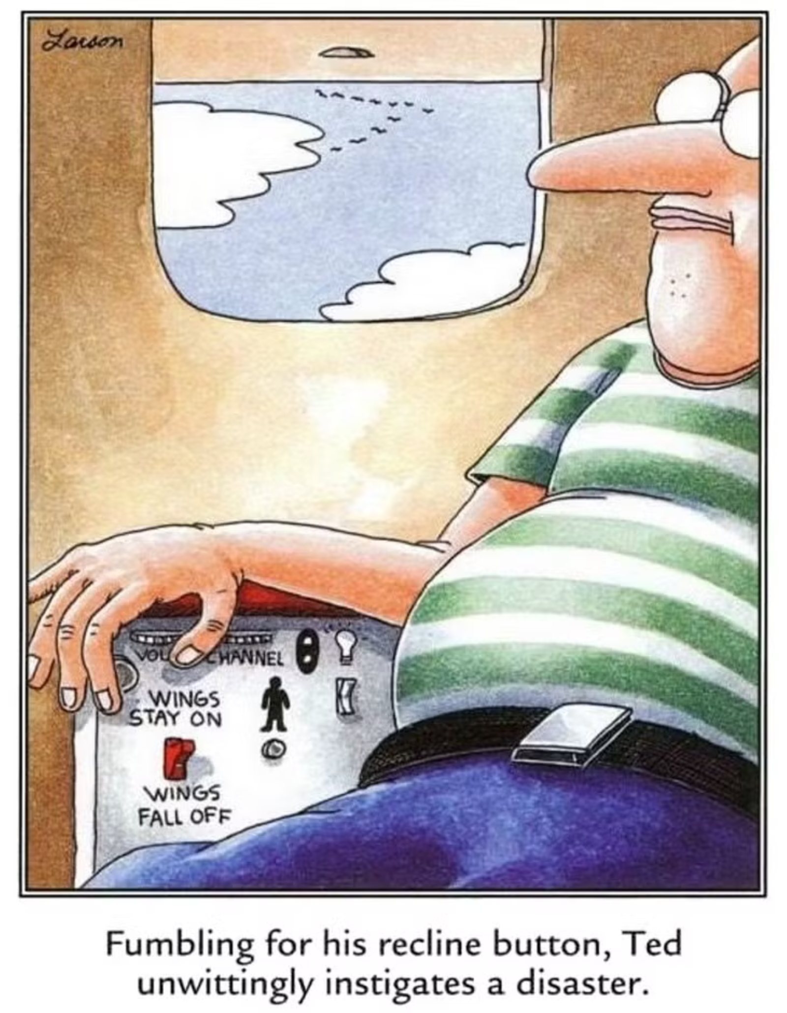 far side comic plane switch heights