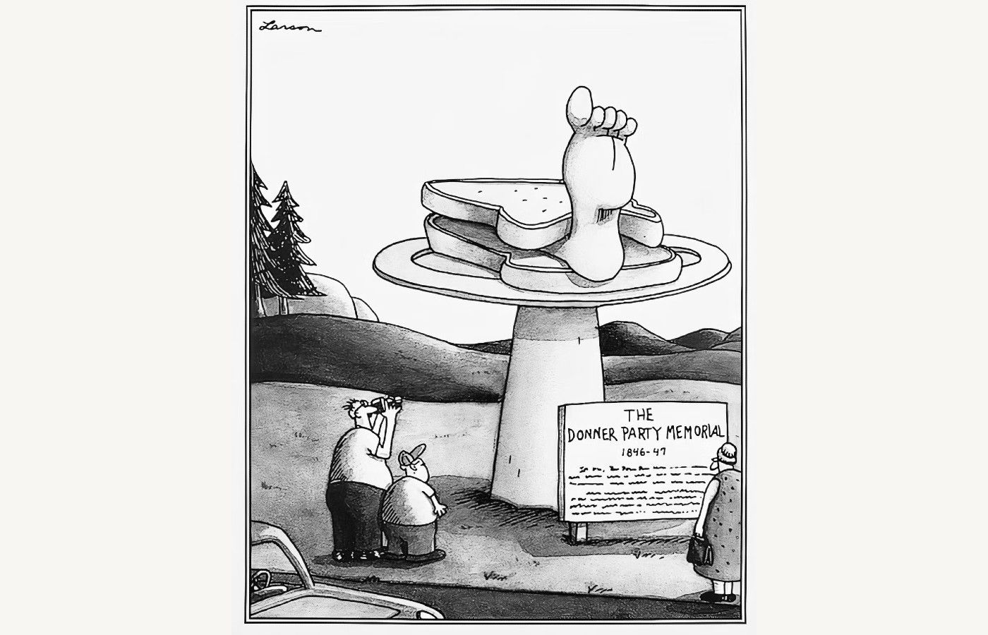 FAR SIDE DONNER PARTY COMIC