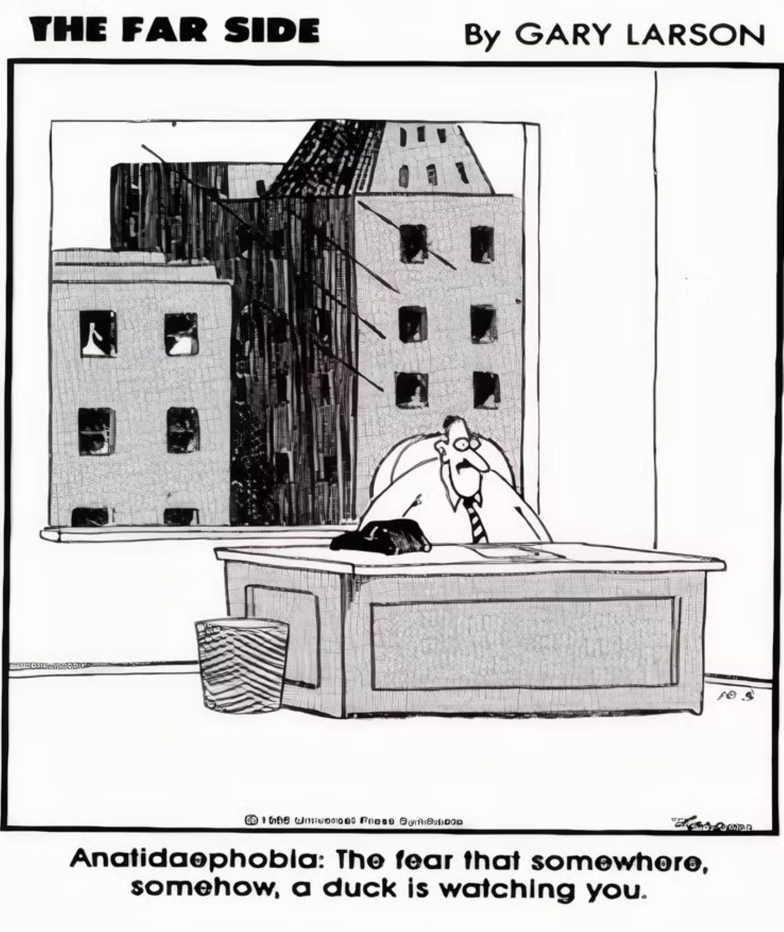 far side duck fear