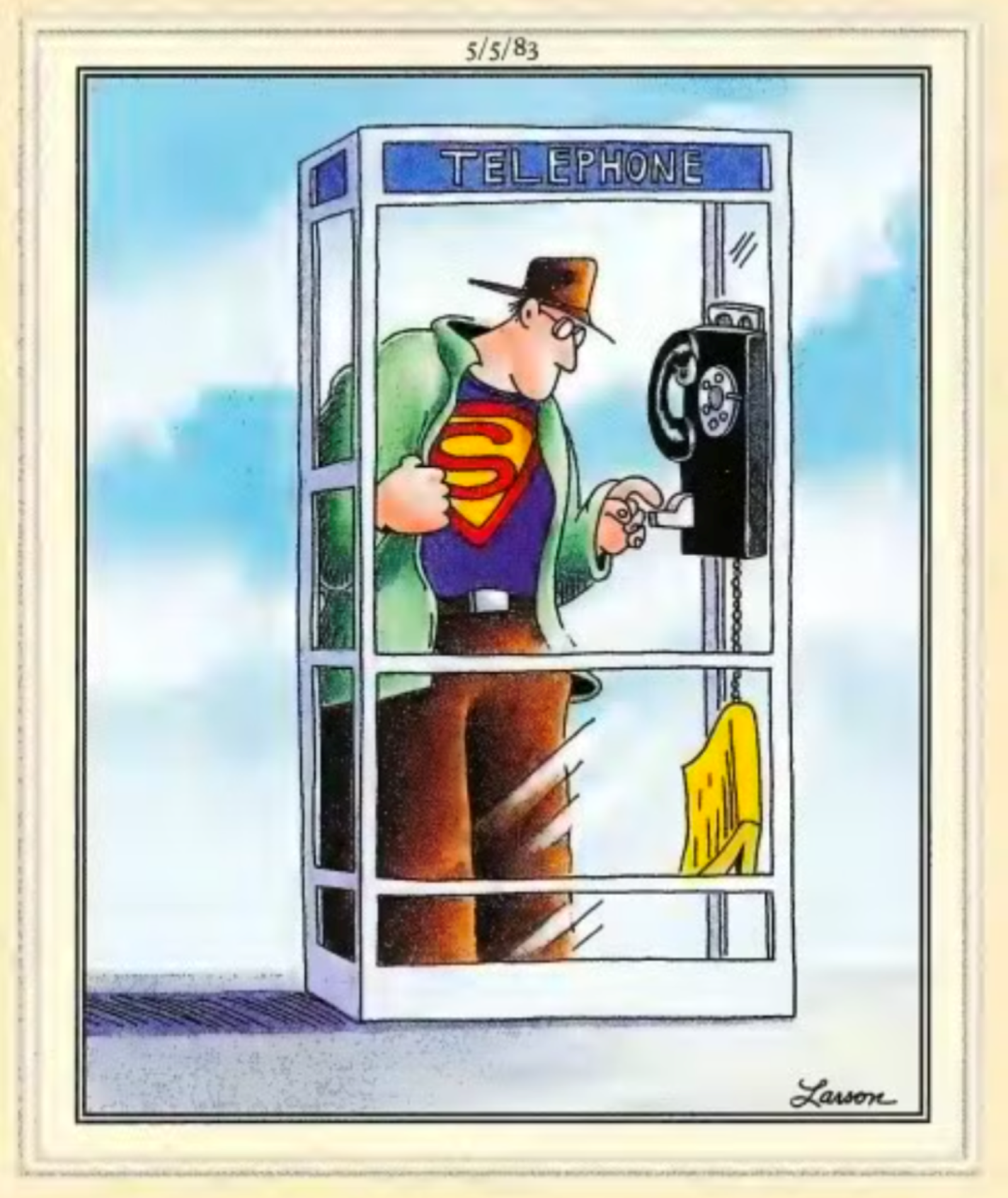 Far Side Superman