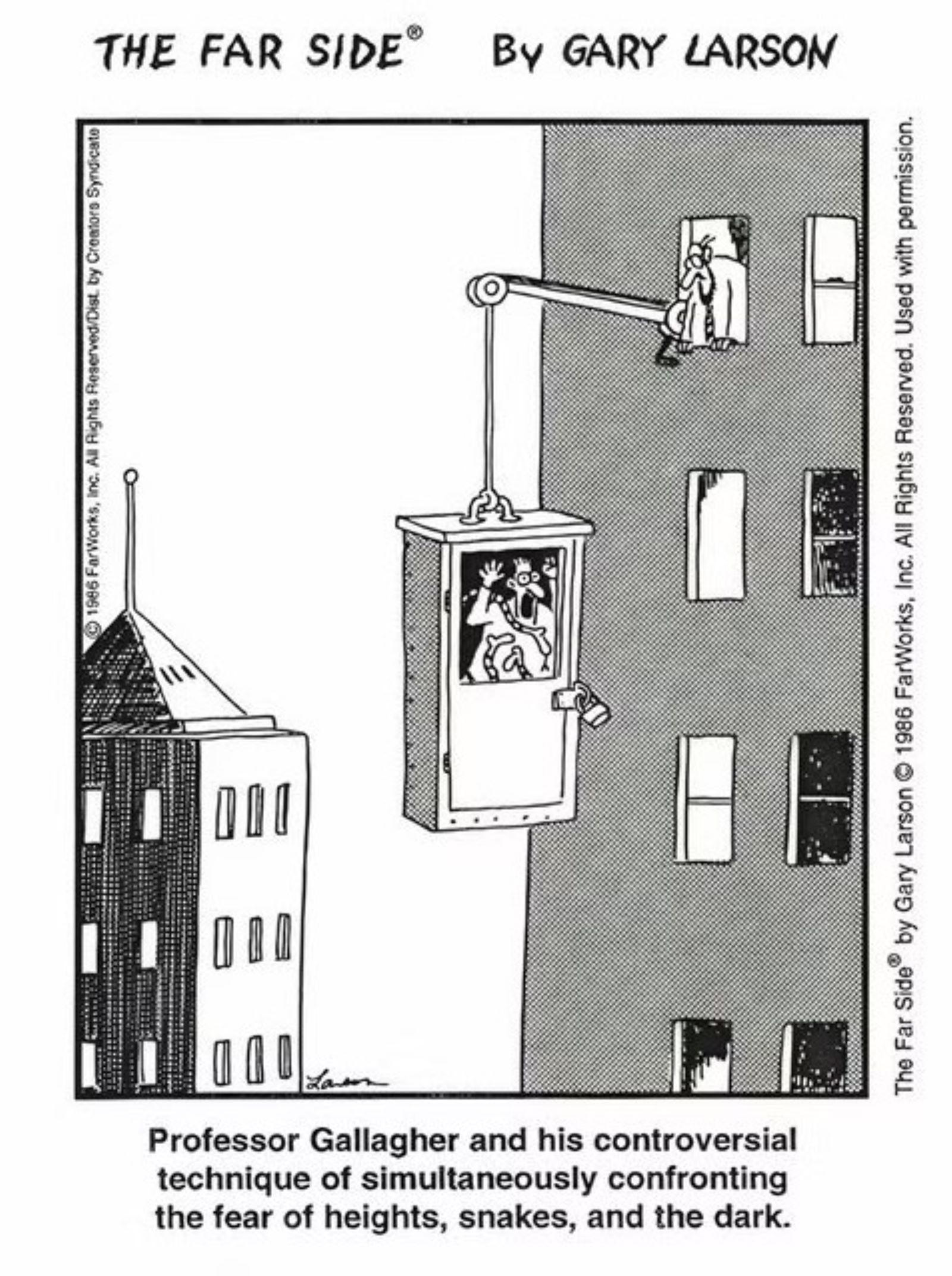 Fear of Heights Far Side comics