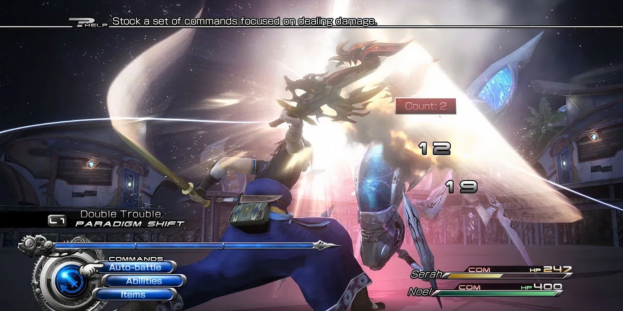 Final Fantasy 13-2 Noel Combat