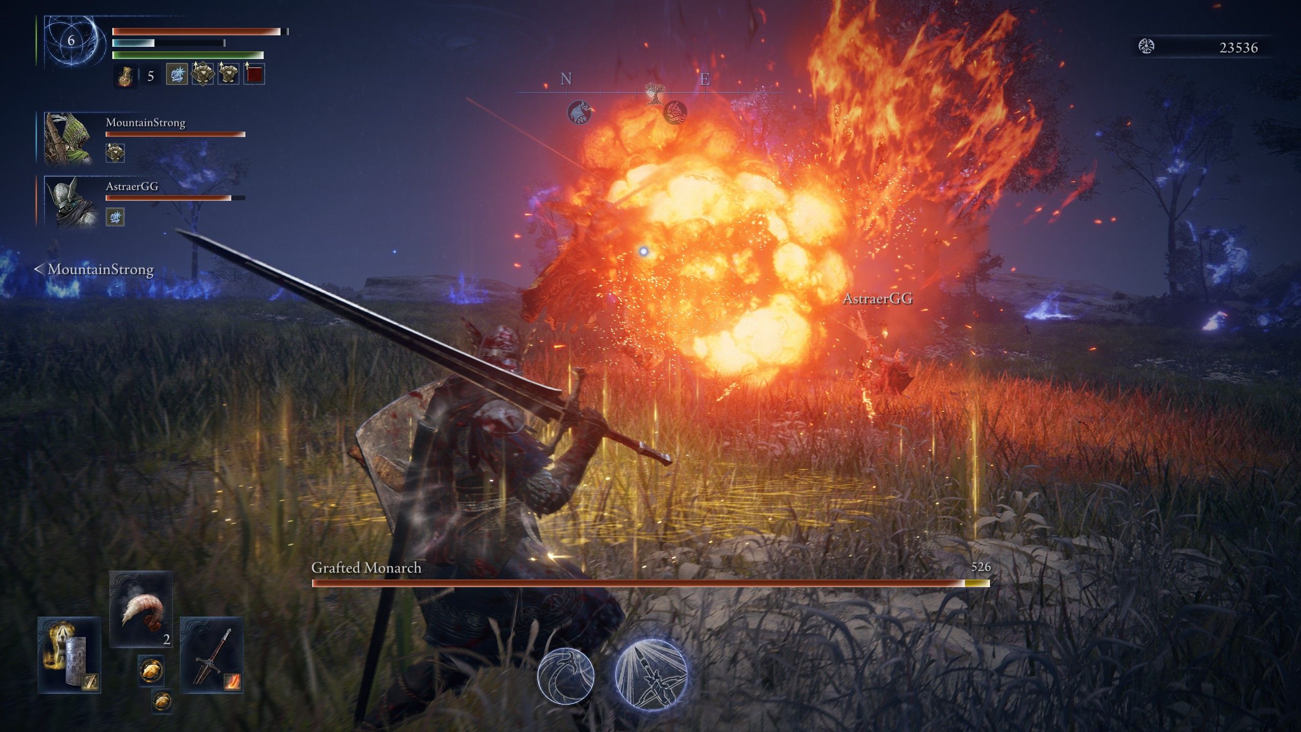 Flame Attack Nightreign