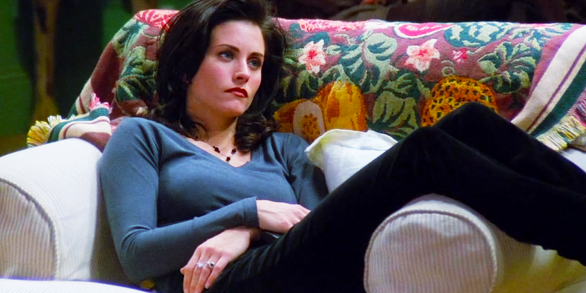 Friends sad Monica Geller
