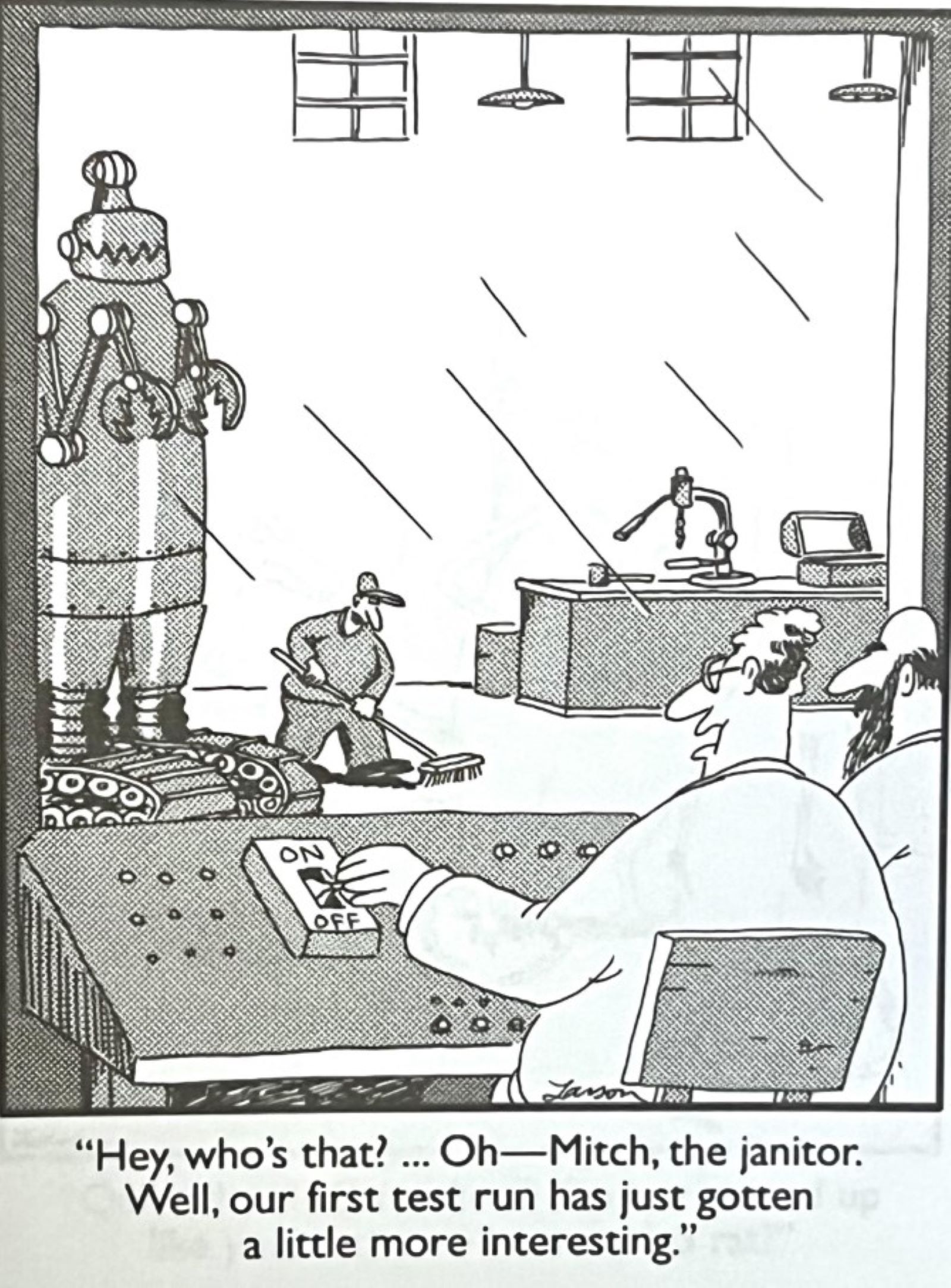 Gary Larson Far Side robot