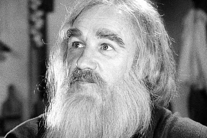 Gene Hackman looking up in Young Frankenstein