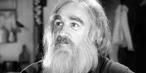 Gene Hackman looking up in Young Frankenstein