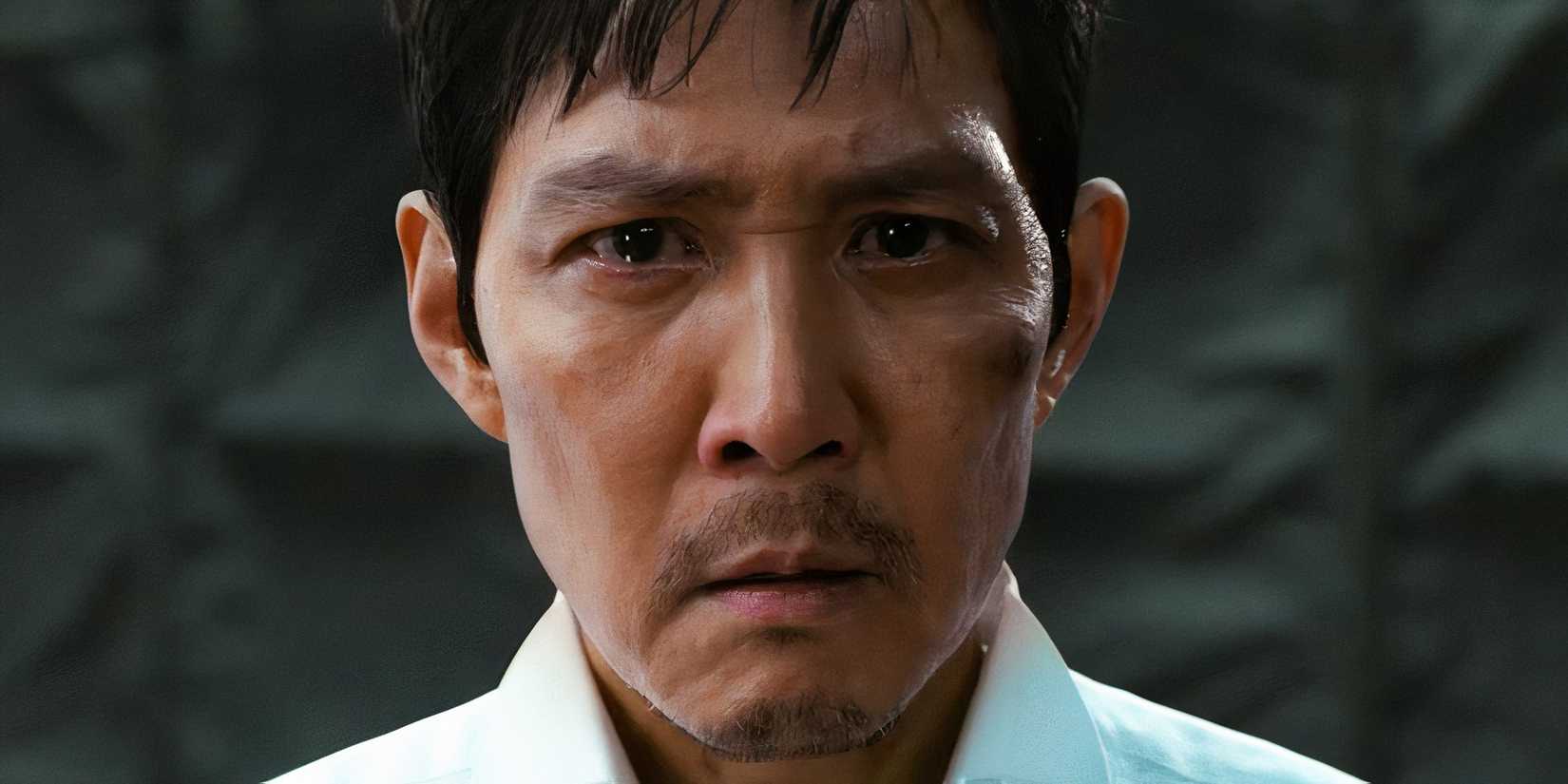 Gi-hun gets emotional in Squid Game season 3 ending