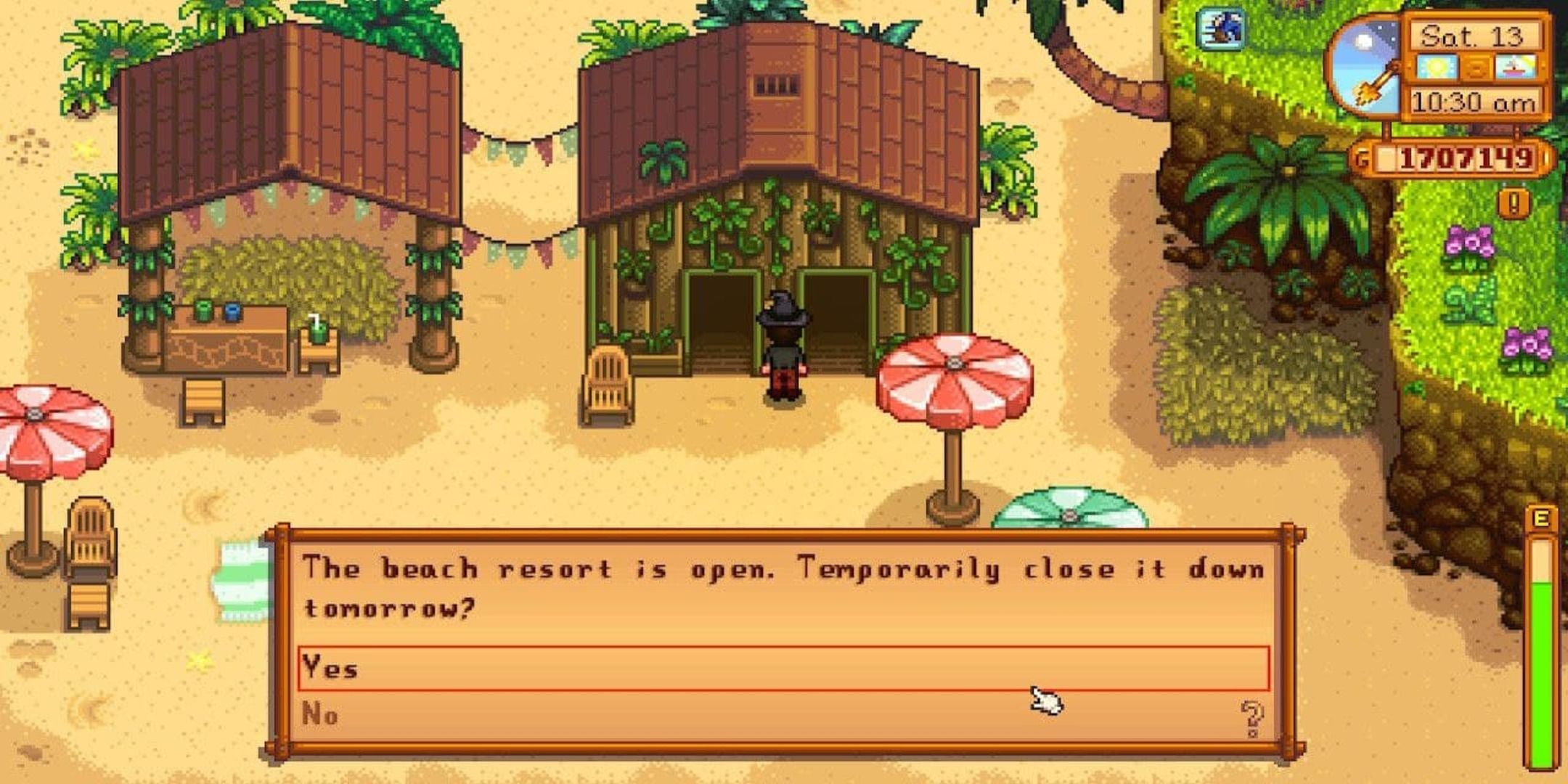 Shutting down the resort on Ginger Island