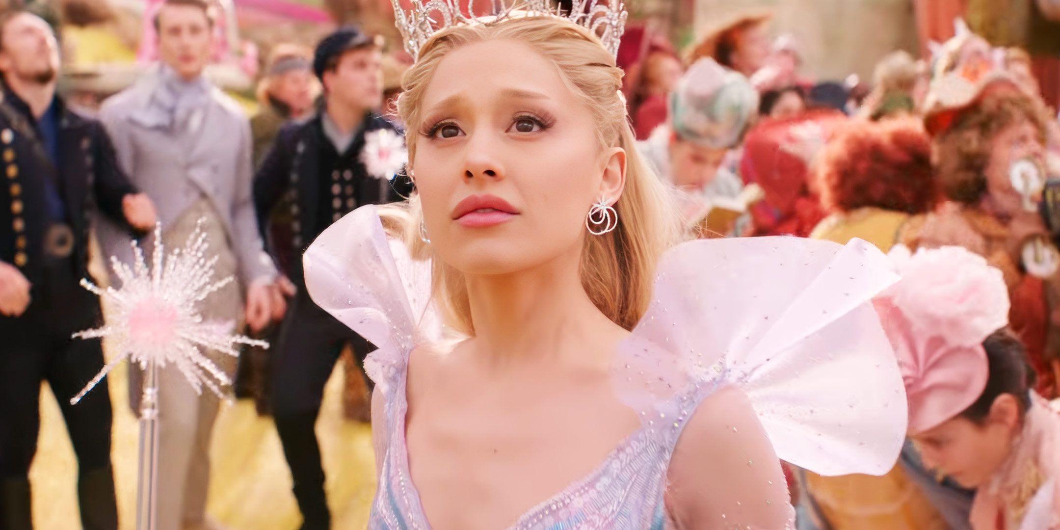 Glinda is looking up in Wicked For Good