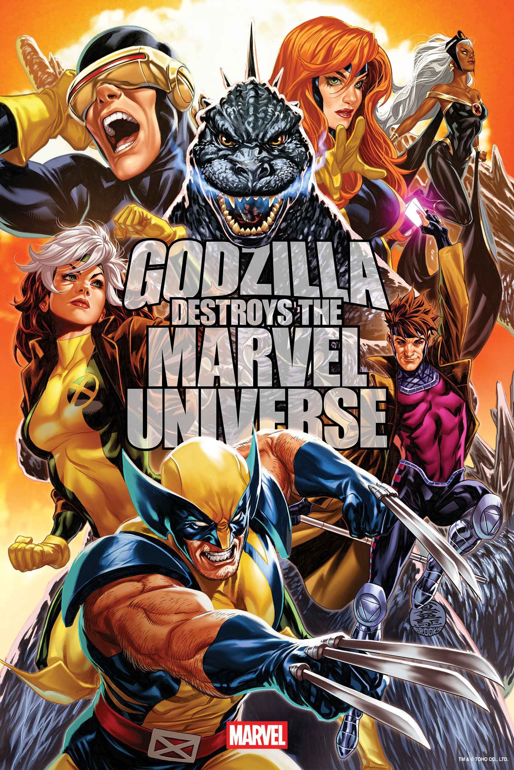godzilla-destroys-the-marvel-universe-main-cover Marvel apenas deu a Godzilla sua própria armadura de Homem de Ferro (sim, realmente!)