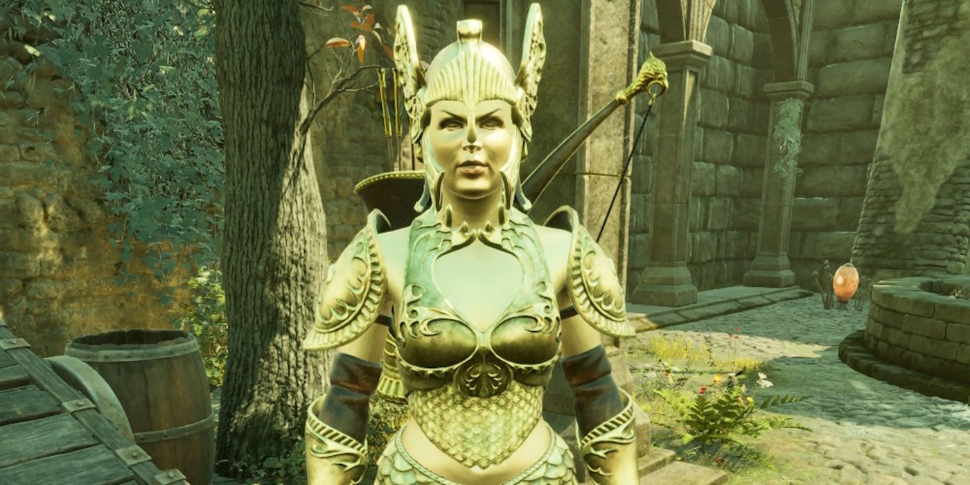 Golden Saint in Oblivion Remastered