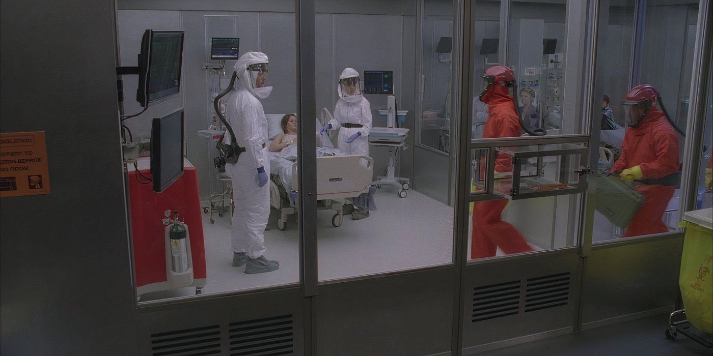 Hannah in quarantine in the House episode A Pox On Our House