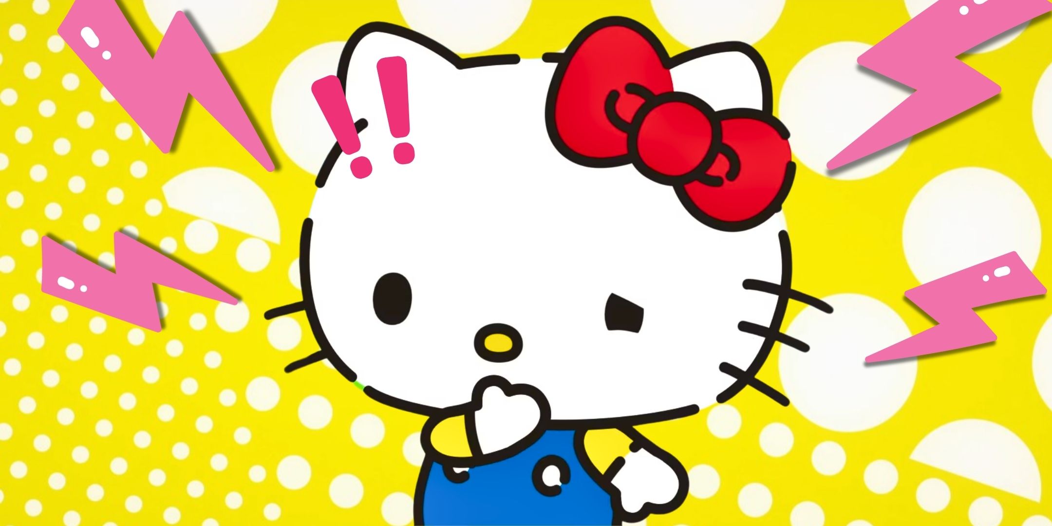 Hello Kitty looking puzzled Sanrio anime featured image