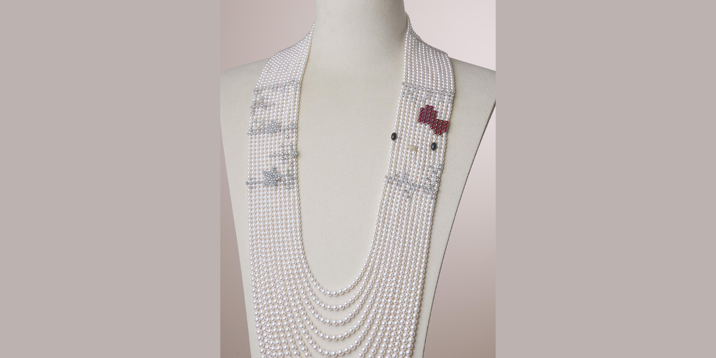 Hello Kitty - Sanrio Mikimoto x Hello Kitty pearl necklace