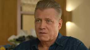 Holt McCallany as Harlan Buck looking surprised in The Waterfront