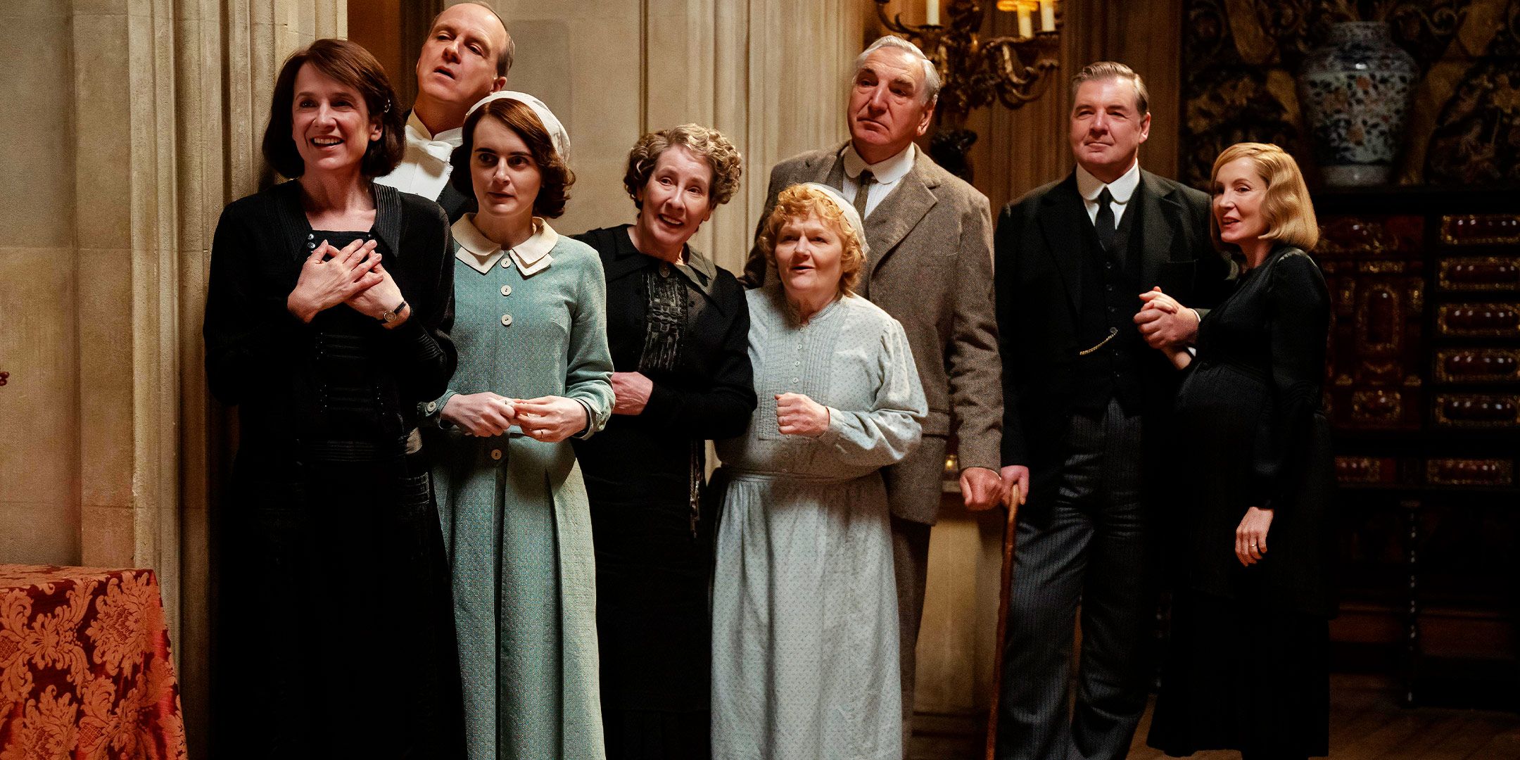 The Downton Abbey cast in Downton Abbey: The Grand Finale 