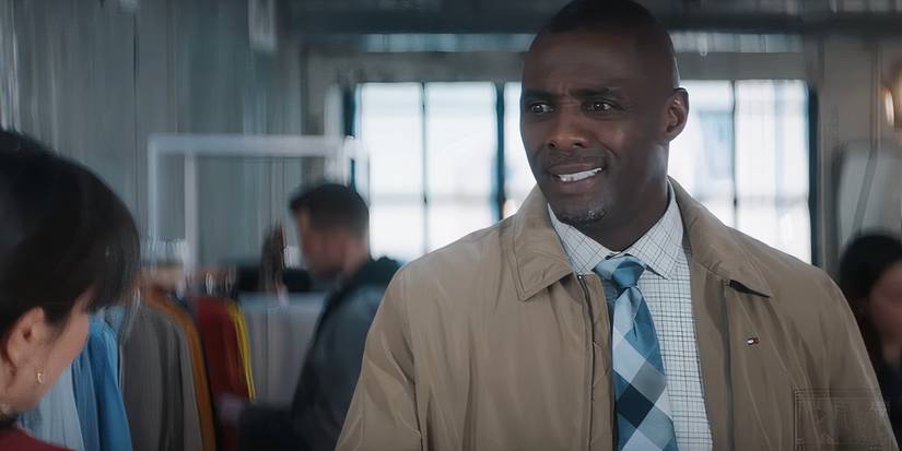 Idris Elba getting angry in Saturday Night Live