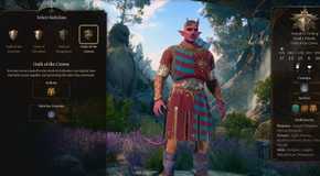 Baldur's Gate 3 Oath of the Crown Paladin character being created.