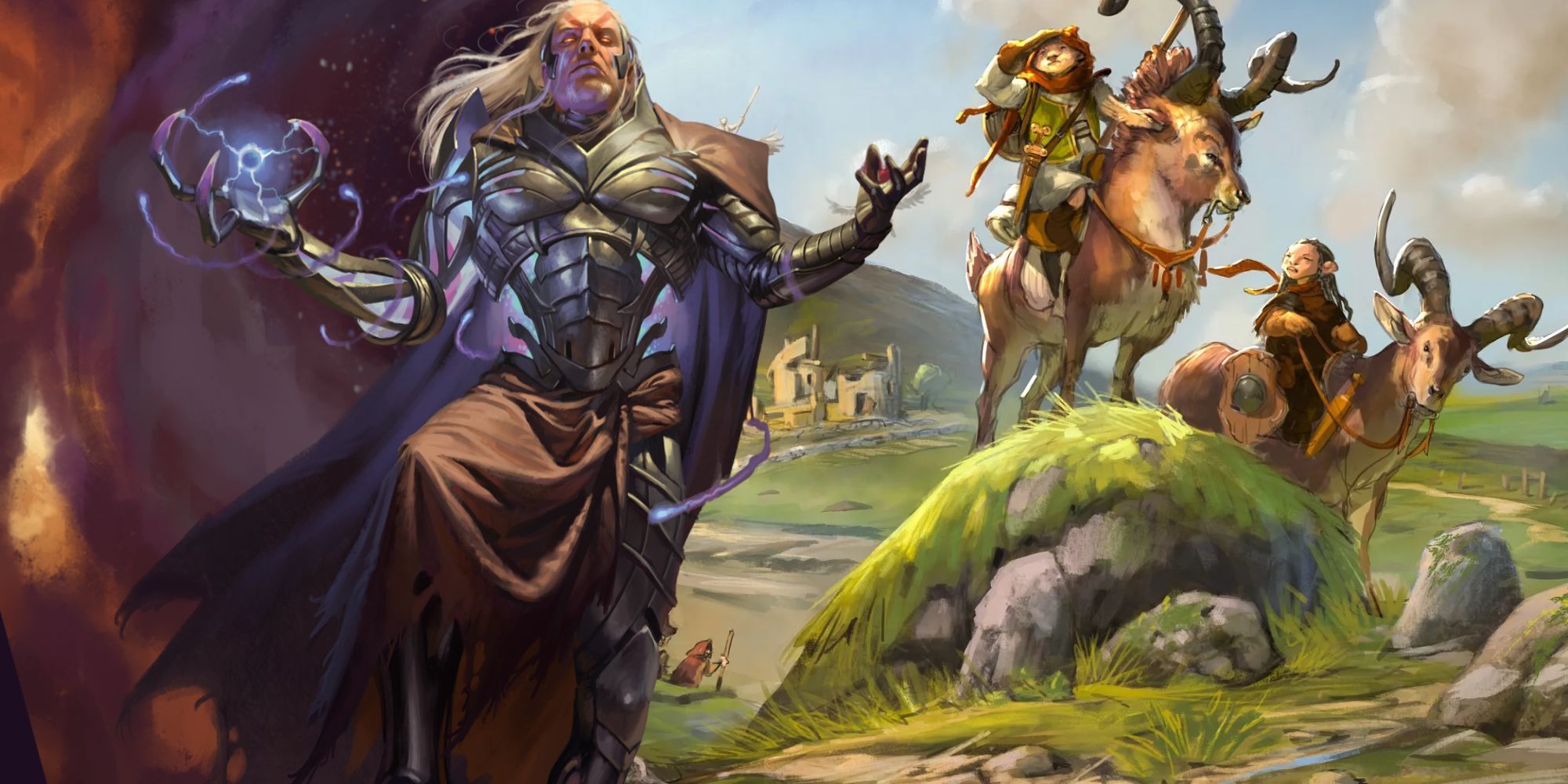 The Gathering Setting Is Exactly What D&D Needs Images from Magic The Gathering's Edge of Eternities set and its D&D Lorwyn crossover