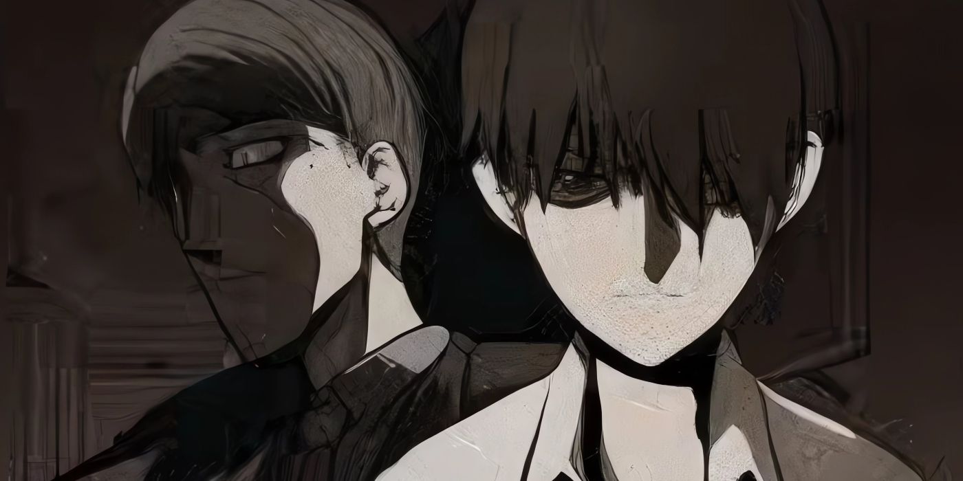 Jin and his father in the cover of the Bastard Manhwa.