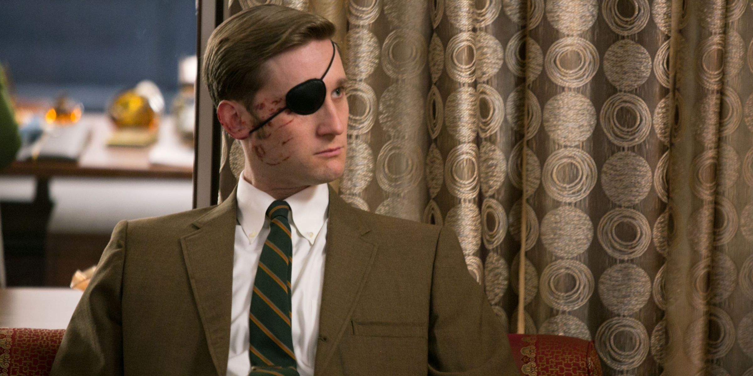 Ken wearing an eyepatch in Mad Men