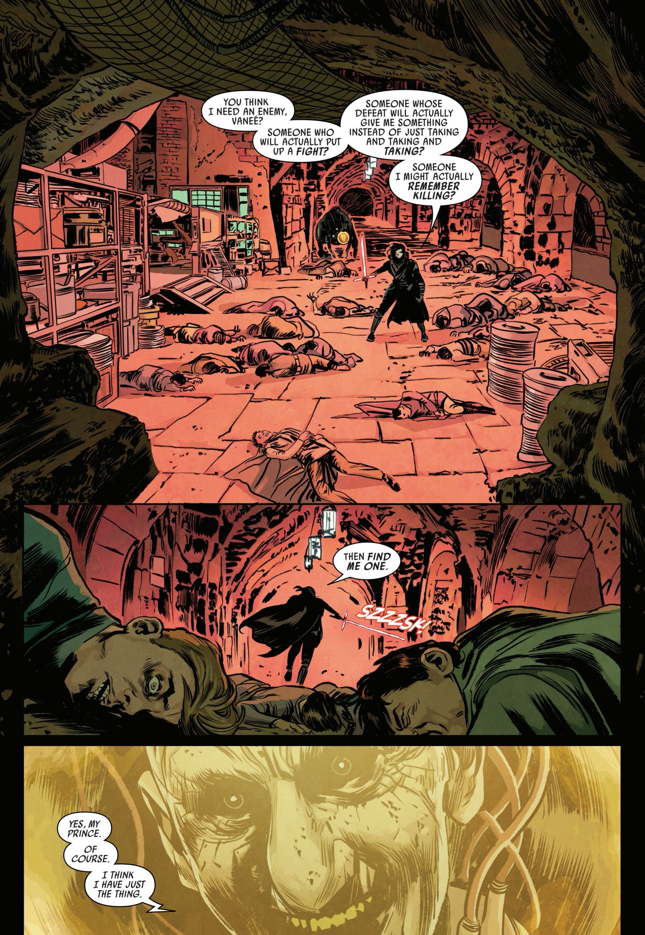 Kylo Ren Slaughters The Naboo in in Legacy of Vader #5