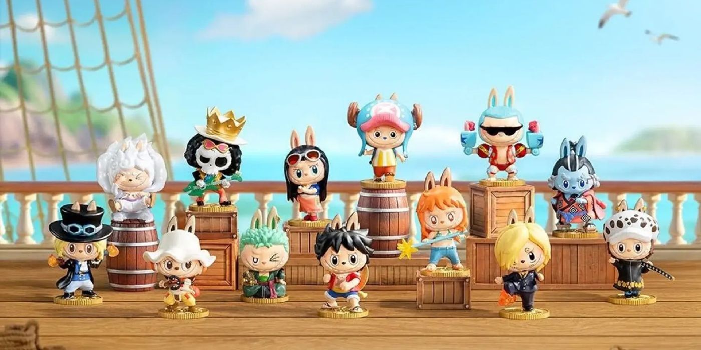One Piece's Straw Hat Pirates reimagined as Labubu Figures