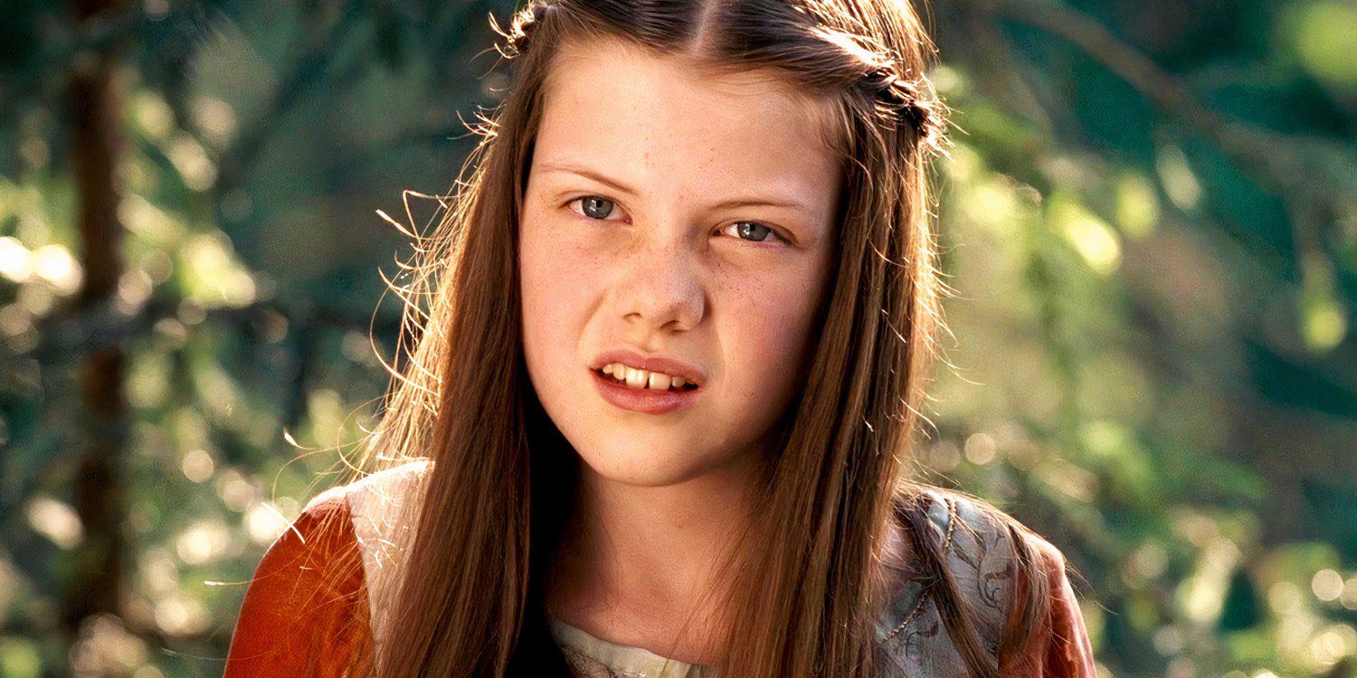 Lucy terlihat sedikit bingung di Narnia Prince Caspian