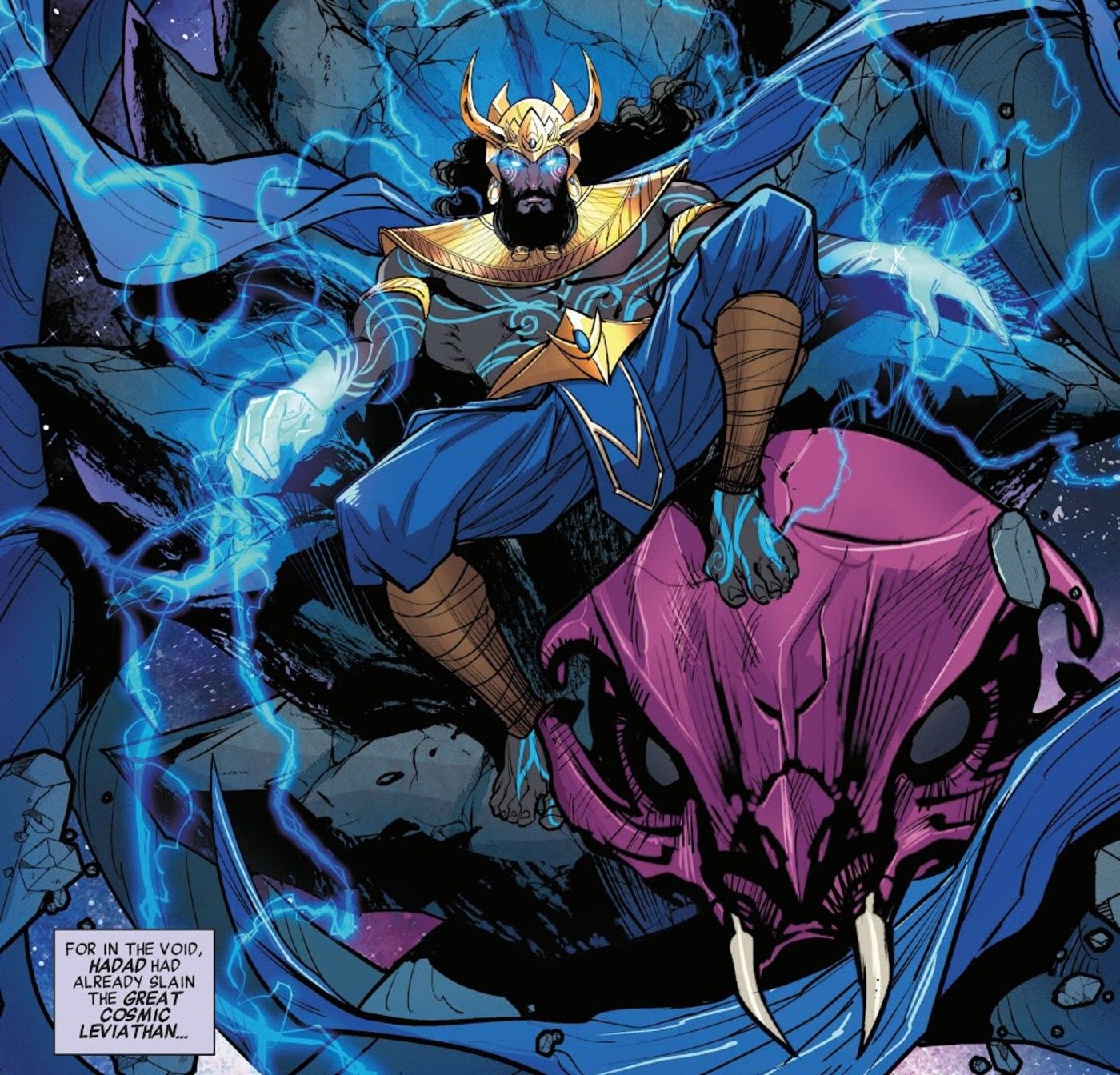 marvel most powerful god hadad, storm and thor lore