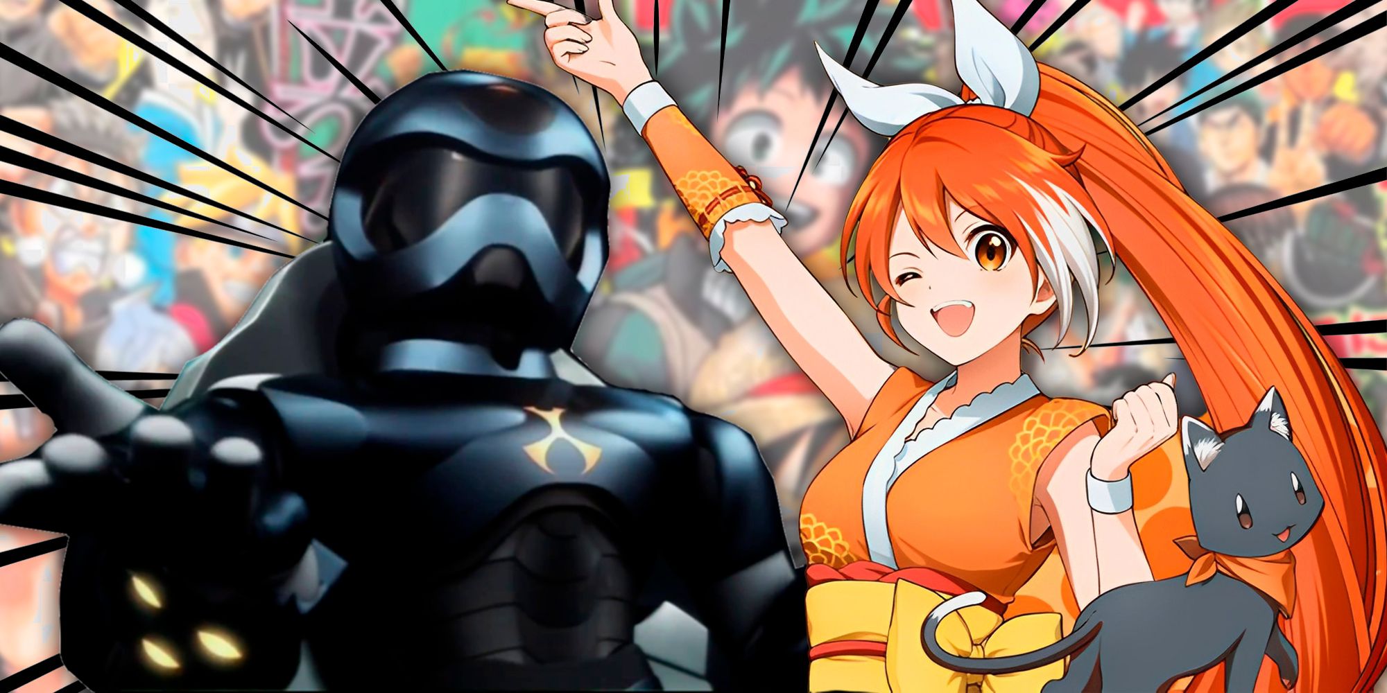 Toonami Creator Admits Anime's Boom In the U.S. Reveals an Important Truth: "Accept the Reality" mascots from Crunchyroll and Toonami