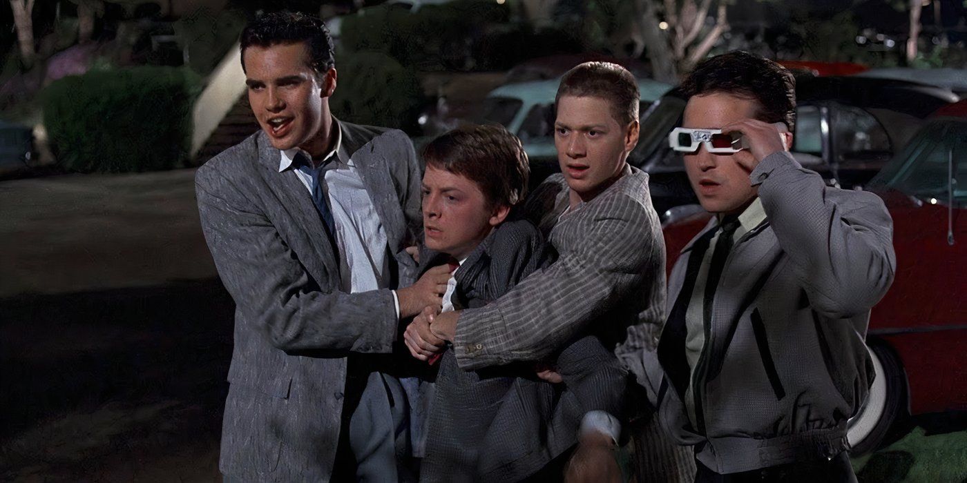 Match, Skinhead, and 3-D holding Marty