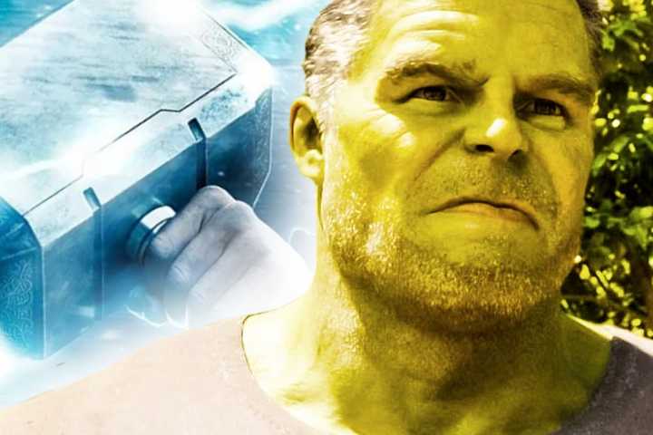 MCU SMART HULK AND THOR'S HAMMER