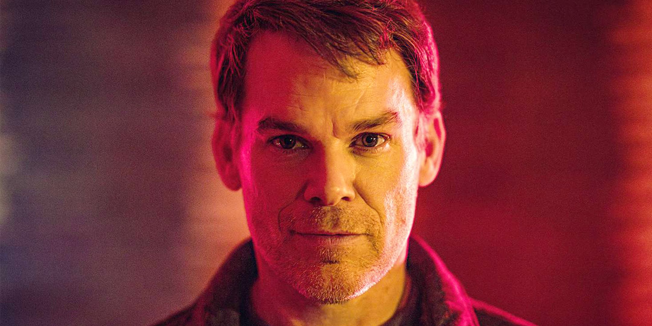 Michael C Hall in Dexter Resurrection With a Red Glow