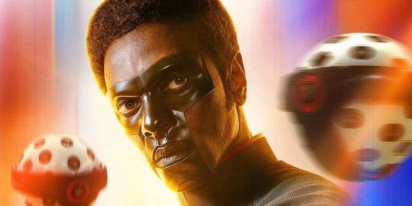 Mr. Terrific in his character poster for Superman (2025)