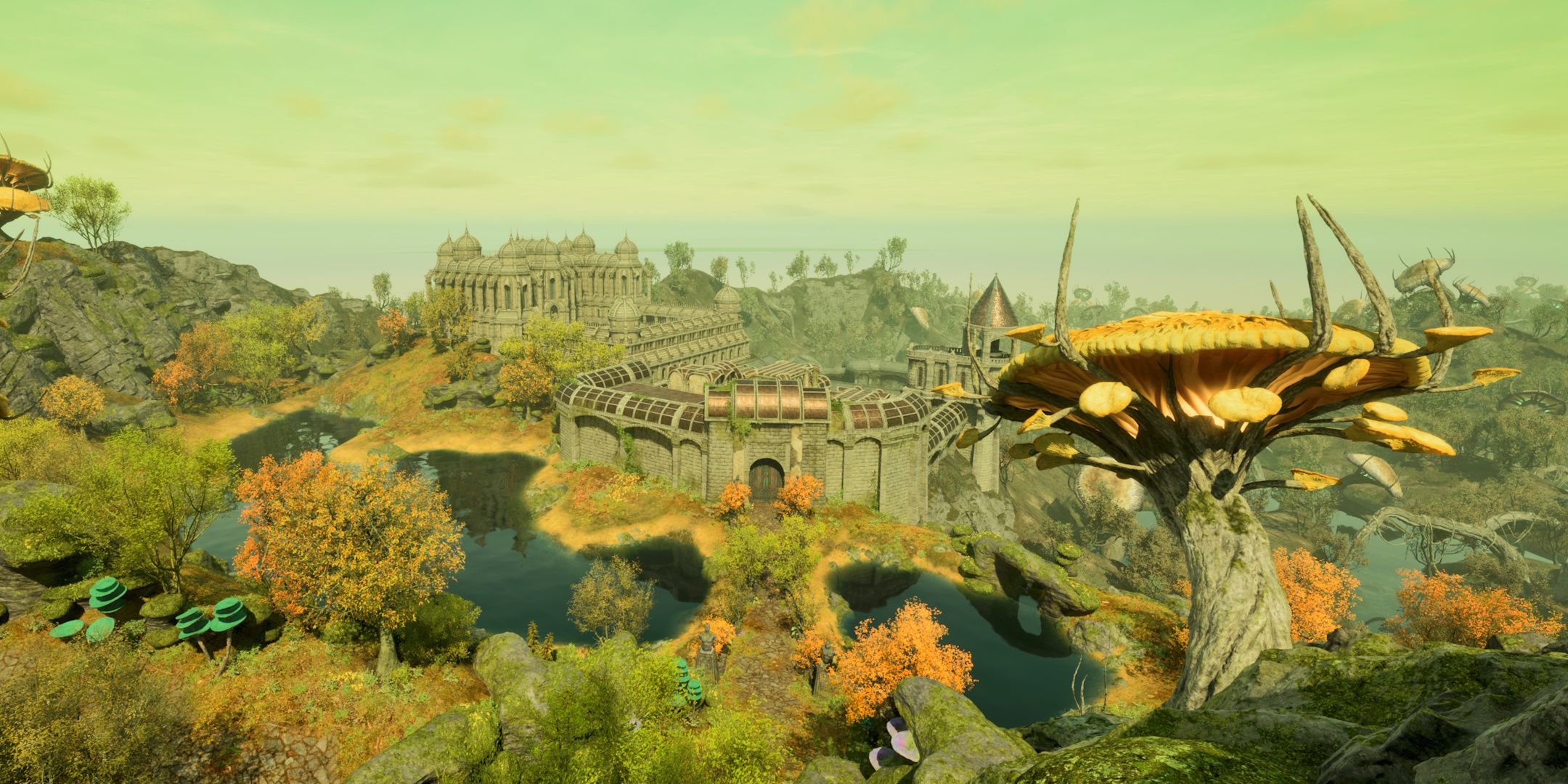 New Sheoth the capital of the Shivering Isles in Oblivion Remastered
