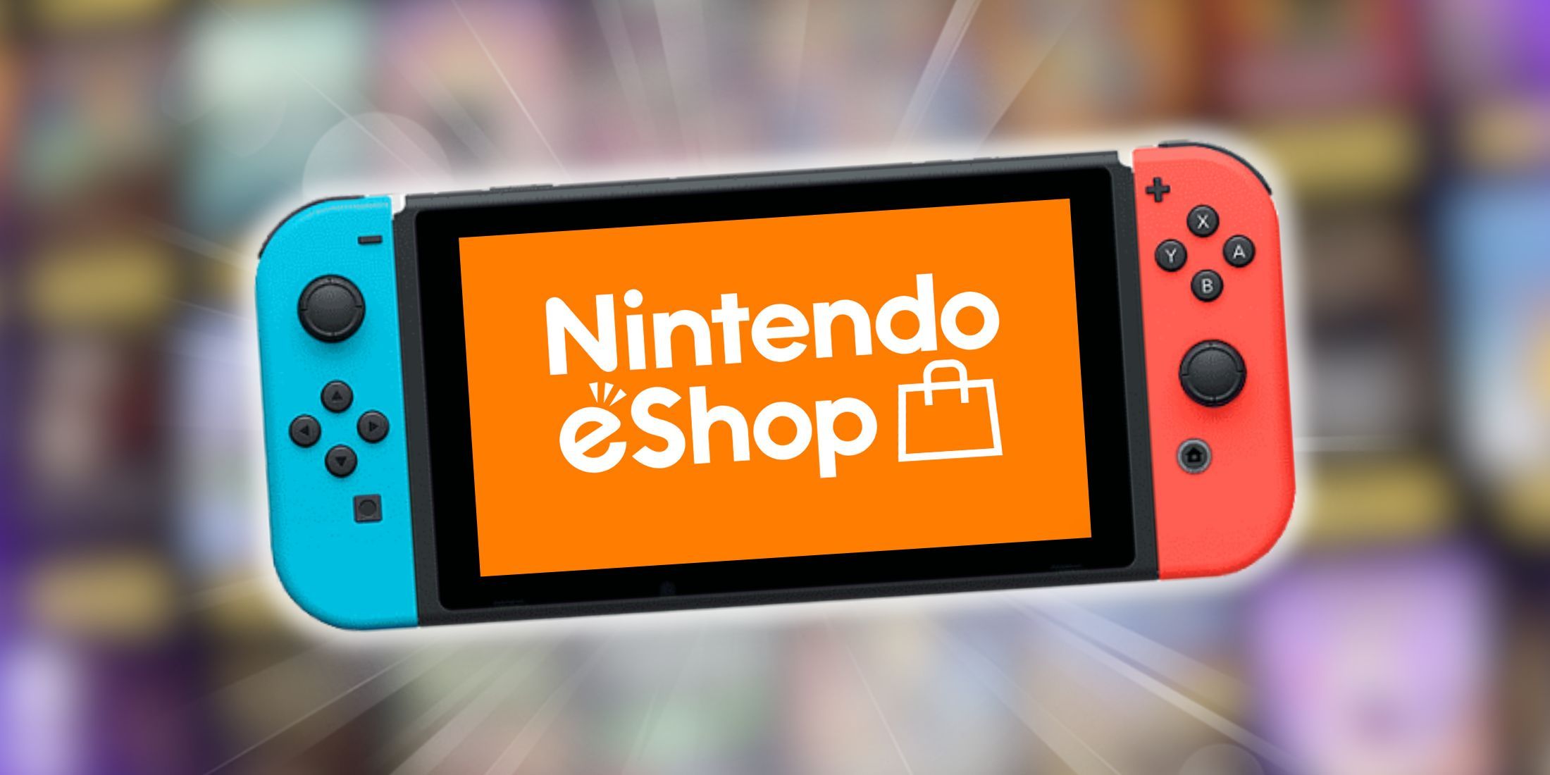 nintendo-switch-the-nintendo-eshop-logo-on-the-front-of-it-over-a-blurred-background-of-games Este vencedor Goty tem 50% de desconto no momento, mas você terá que agir rápido